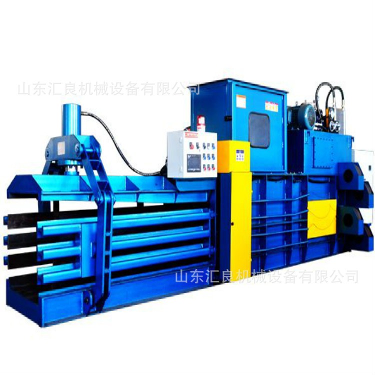 卧式液压打包机半自动废纸塑料薄膜编织袋废品废料废金属打包机图5