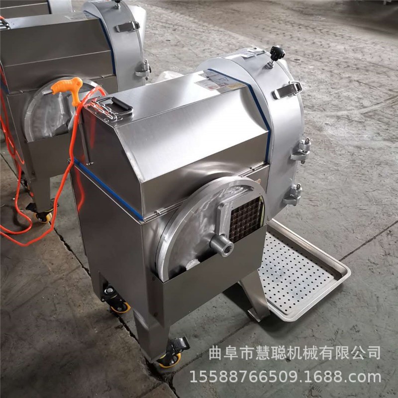 丝瓜黄瓜切片机 苹果山楂切片机 豆角切段机 豆腐切块机价格图2