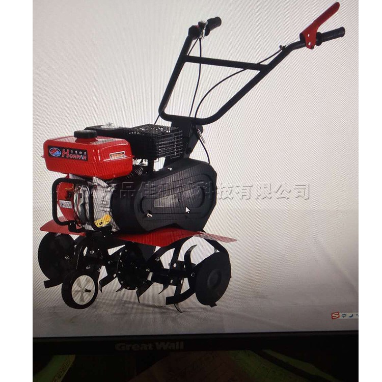 丘陵小地块山地耕道小型松土机 土壤微耕机 汽油二冲程手推翻土机图3