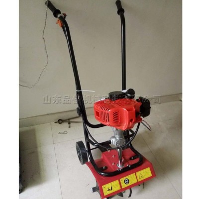 田园管理农用松土翻土机 二冲程便携式微耕机 汽油小型土壤松土机