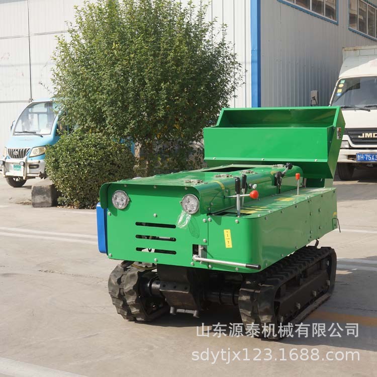 自走式大马力微耕机 农用果园开沟机 山坡梯田履带式旋耕机出售图4