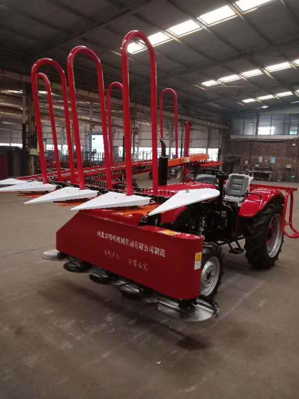 新款农哈哈玉米秸秆收获机 割晒机 四行秸秆收割机 割杆机图2