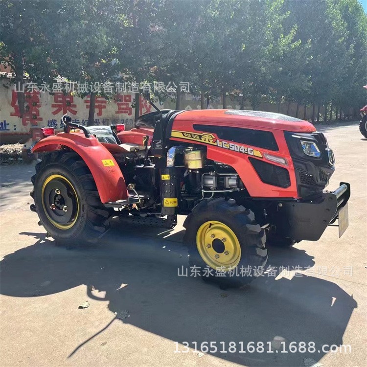 萨丁小钢炮50马力大棚王拖拉机 低矮型翻整旋地起垄四驱拖拉机图3