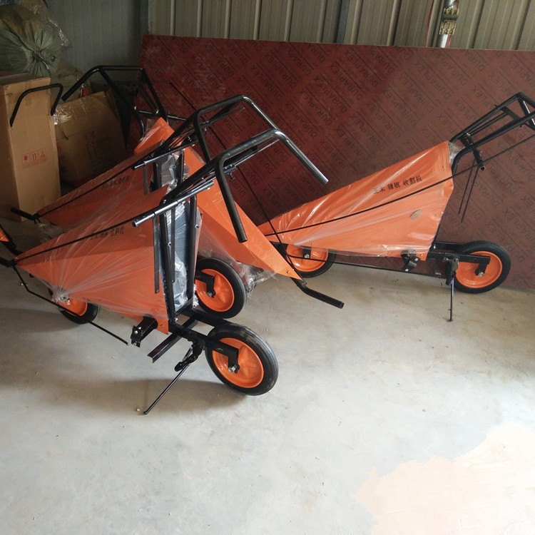 小块地用秸秆收割机 玉米高粱秸秆收割机 单行手扶式收割机志成图4