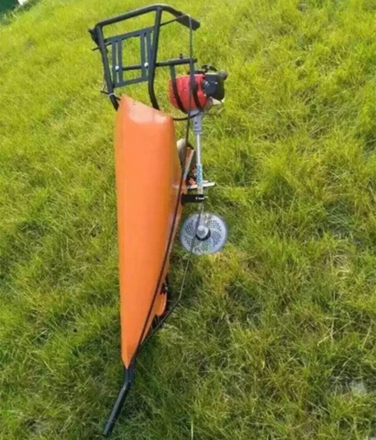 小块地用秸秆收割机 玉米高粱秸秆收割机 单行手扶式收割机志成图2