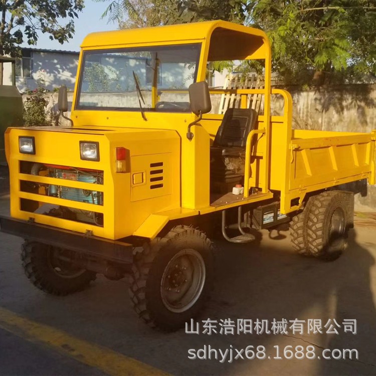 供应柴油小四轮农用车 3T后卸式工程运输车 25马力四驱四不像车图3