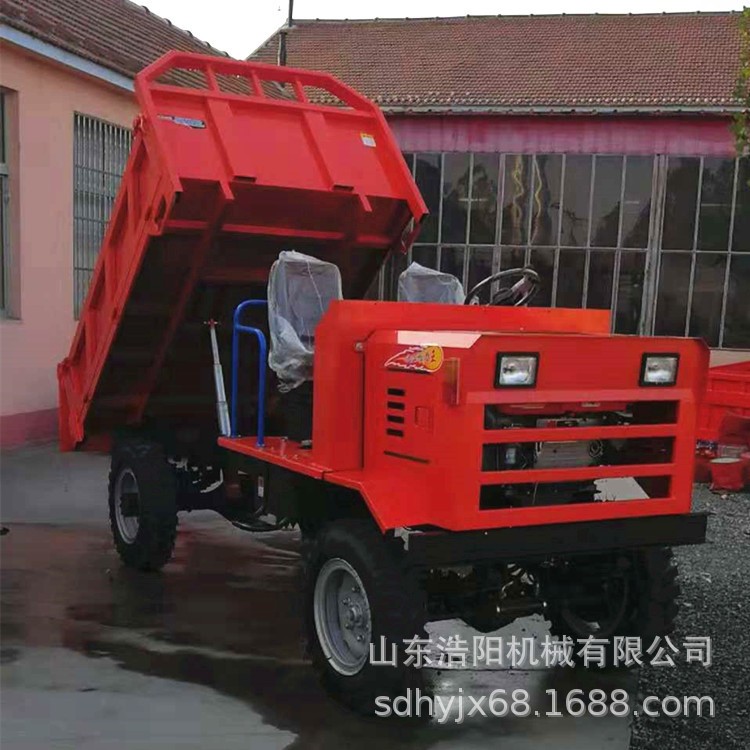 供应柴油小四轮农用车 3T后卸式工程运输车 25马力四驱四不像车图4