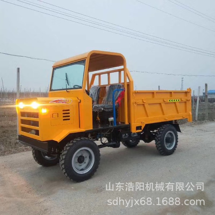 小型四轮农用拖拉机 25马力柴油四驱翻斗车 3T矿用四不像车浩阳图3