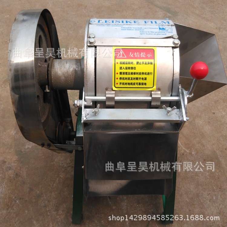 电动山楂切片机 小型离芯滚筒带籽山楂切片机 猕猴桃切片机促销价图5