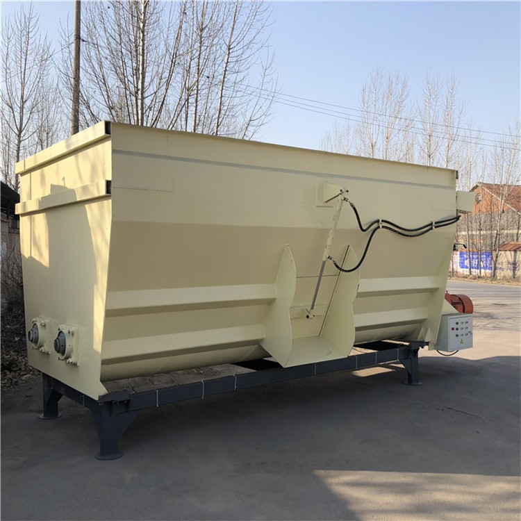 牛场成捆饲草搅拌机双轴直连秸秆饲料混合机TMR全日粮稻草拌料机图3