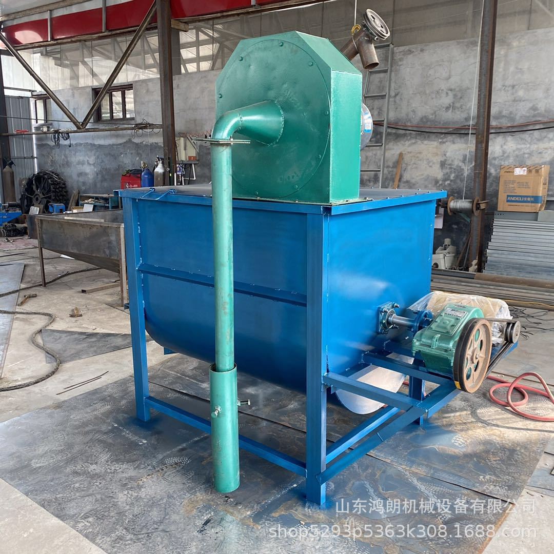 拌料混合机 大型养殖场猪饲料拌料混合机 500型商用饲料搅拌机图4