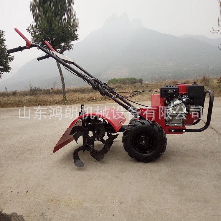 汽油两驱开沟翻地机 长春农用除草旋耕机 小型犁地微耕机图3