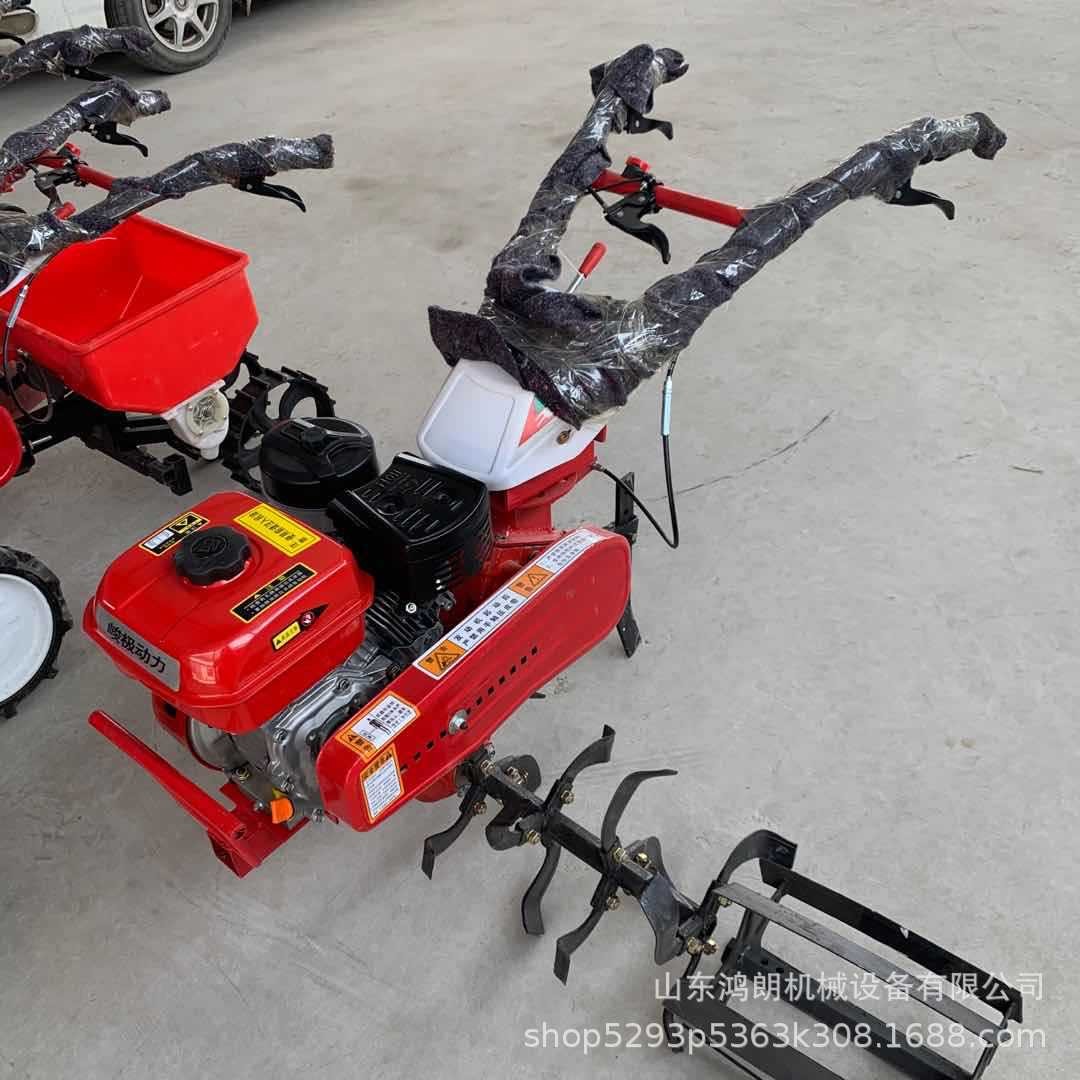 汽油两驱开沟翻地机 长春农用除草旋耕机 小型犁地微耕机图4