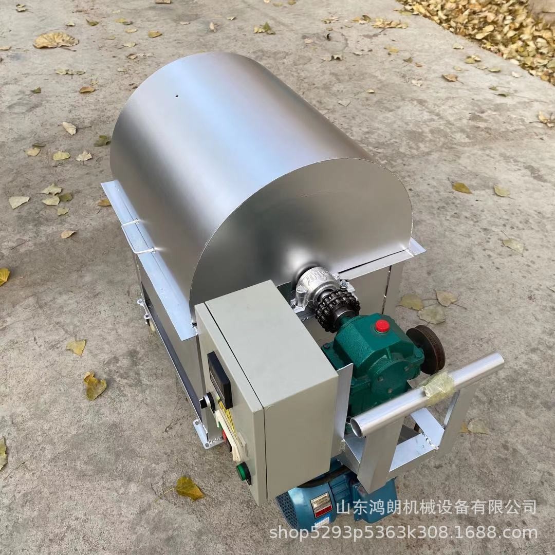 电加热五香瓜子炒货机 小型电动核桃炒货机 30斤炒瓜子机器图5