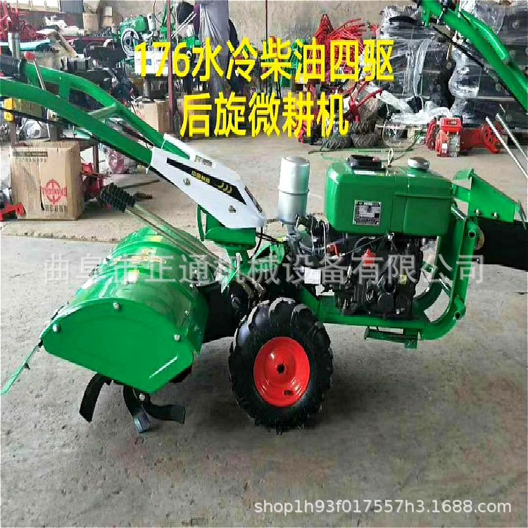 连云港小型培土扶垄微耕机 电启动新型田园管理机生产厂家图4