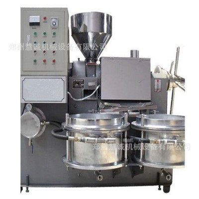 中型油坊螺旋榨油机 100型全自动橡胶籽榨油机 商用柑橘籽榨油机