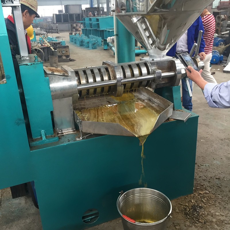 中型油坊螺旋榨油机 100型全自动橡胶籽榨油机 商用柑橘籽榨油机图5