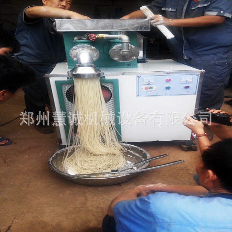 大型自熟玉米面条机110型全自动米线机 双筒东北大绿皮朝鲜冷面机图2