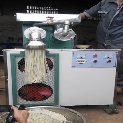 大型自熟玉米面条机110型全自动米线机 双筒东北大绿皮朝鲜冷面机