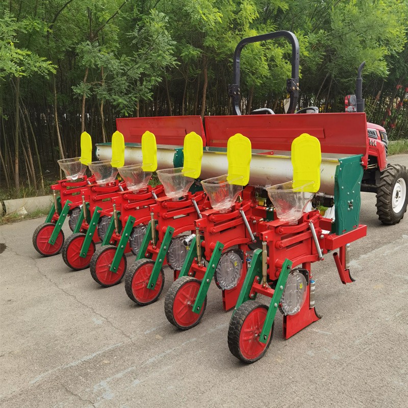 悬浮式玉米播种机 厂家 批量供应 玉米精播机拖拉机带大豆播种机图4