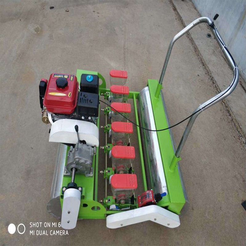 电动手推式四行蔬菜播种机 厂家直销量大优惠手推式蔬菜播种机图3