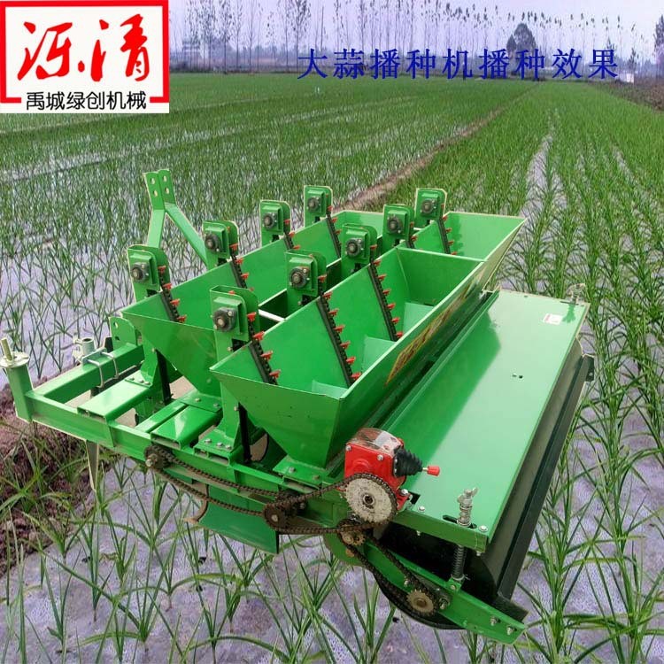 大蒜种植机蒜苗点种机9行平土板式大蒜播种机螺旋式桃胡精播机图5