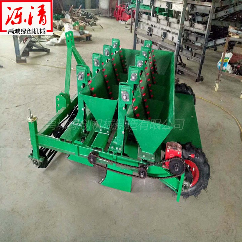 大蒜种植机蒜苗点种机9行平土板式大蒜播种机螺旋式桃胡精播机图3