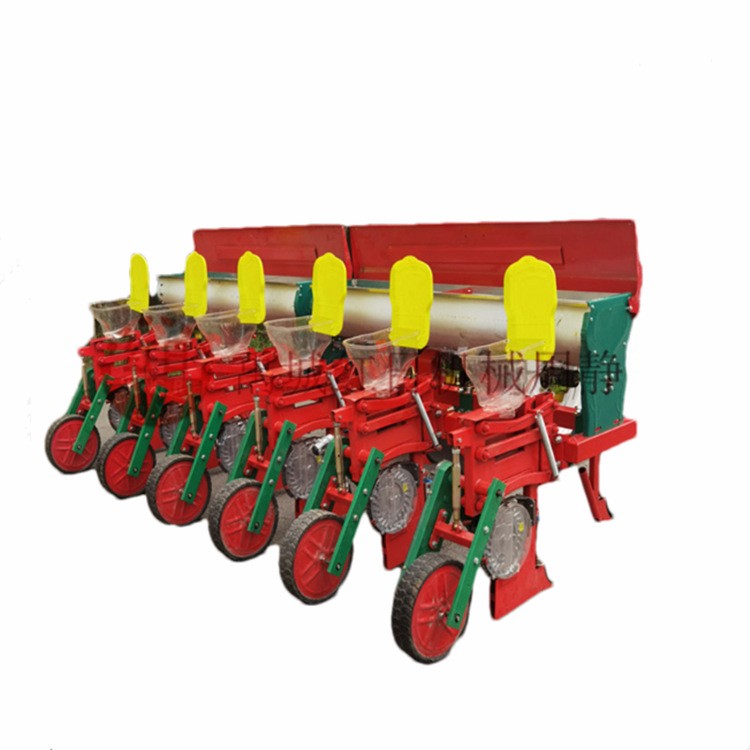 悬浮式玉米播种机 4行精密玉米施肥播种机 拖拉机配套小麦播种机图5
