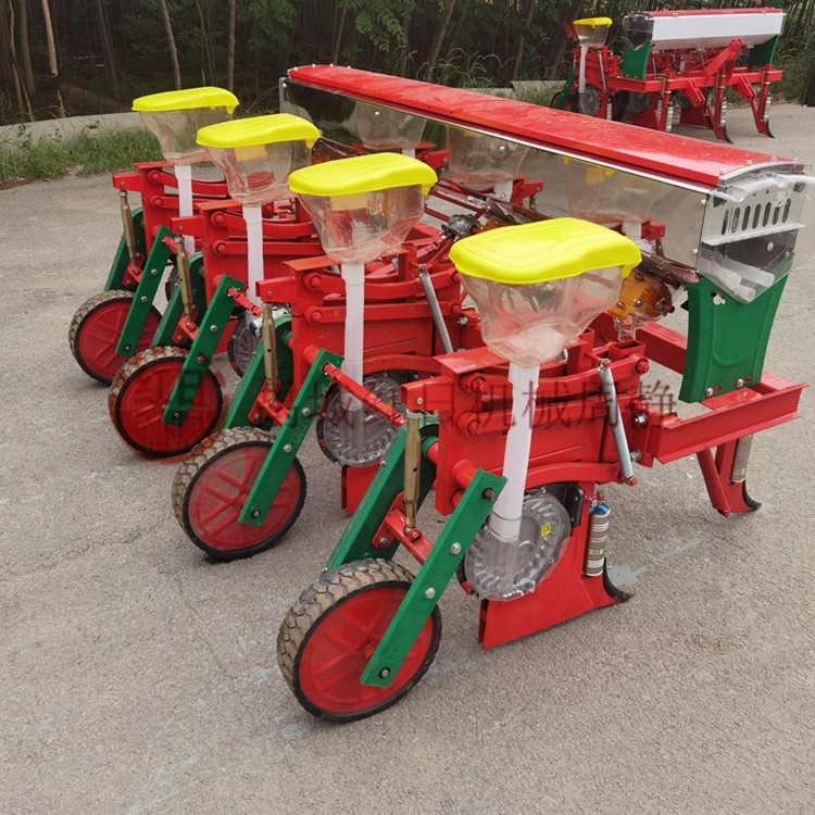 悬浮式玉米播种机 4行精密玉米施肥播种机 拖拉机配套小麦播种机图4