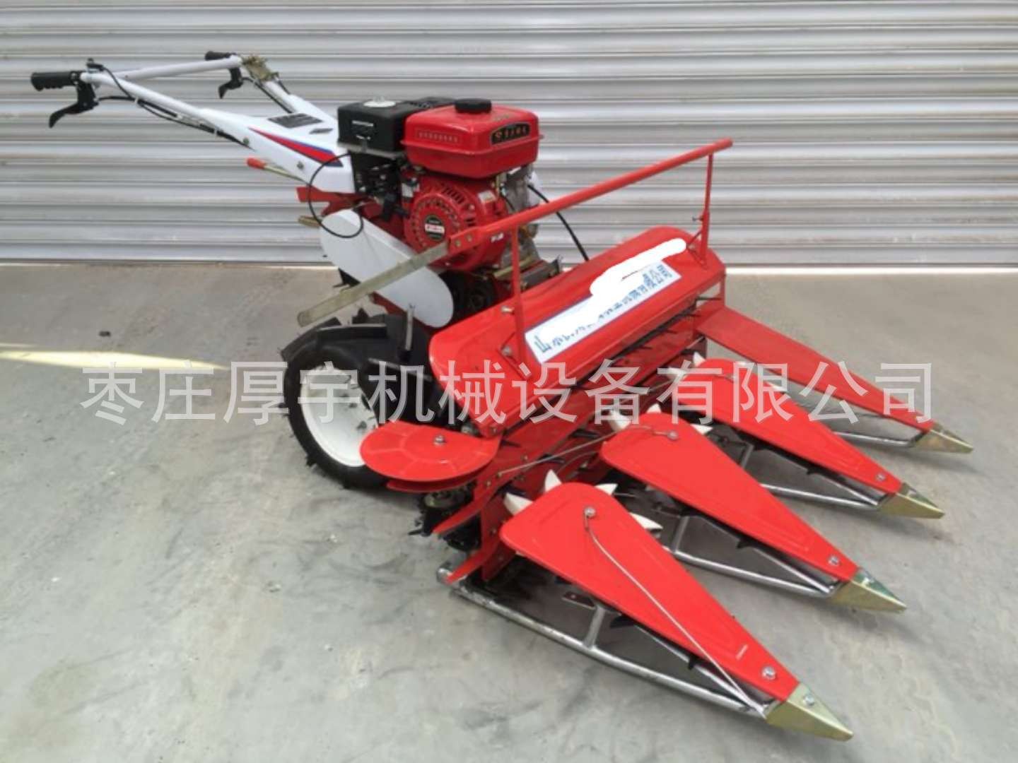 手扶式割稻机 水稻麦子割晒机柴油多功能割倒机割晒机图2