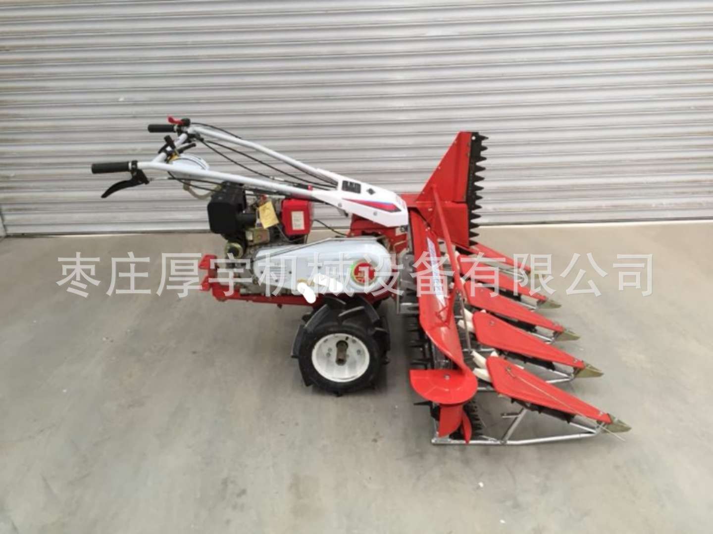 手扶式割稻机 水稻麦子割晒机柴油多功能割倒机割晒机图3