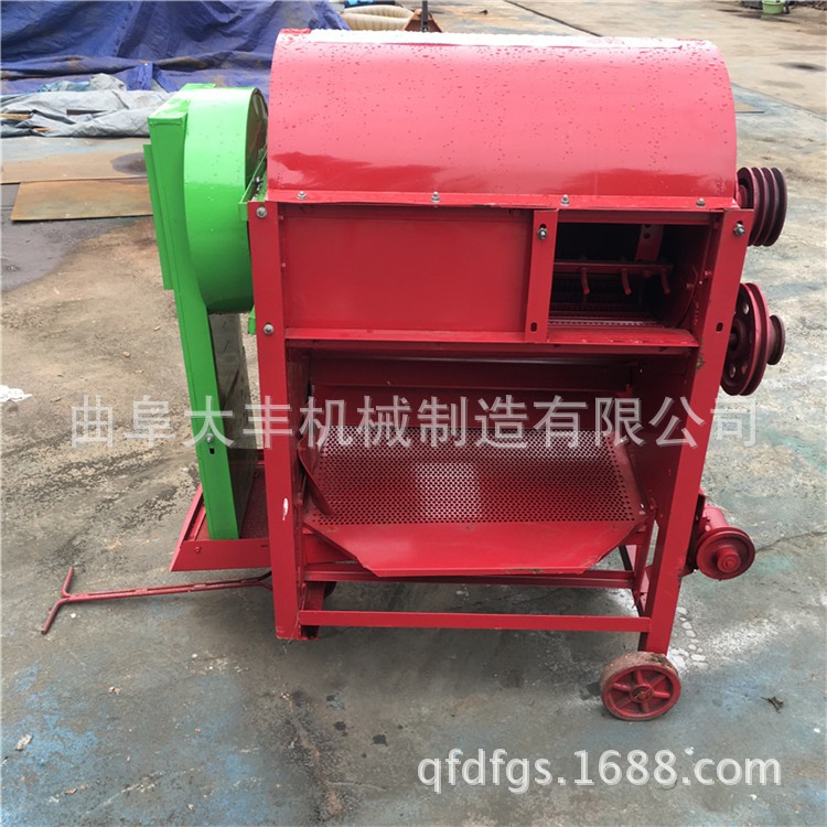 农村大豆脱粒机小麦水稻高粱谷子黄豆脱粒机 多功能打粒机