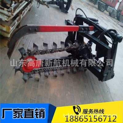 开沟机 链式开沟机 拖拉机带 土地开沟机 管道开沟机