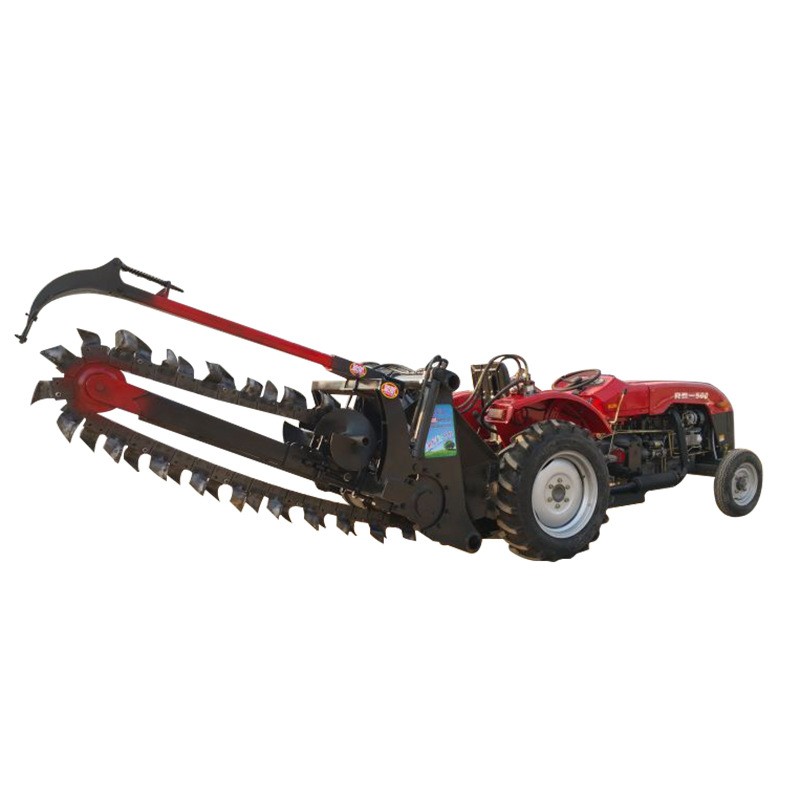 开沟机 链式开沟机 拖拉机带 土地开沟机 管道开沟机图5