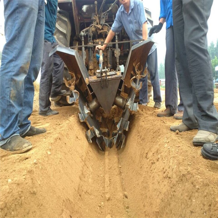 水渠开沟机 大型水渠开沟机 开沟机厂家上宽80cm下图2