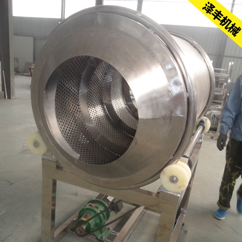 供应不锈钢滚筒式洗鱼机 大型鱼类清洗滚筒式设备 304材质生产线图3
