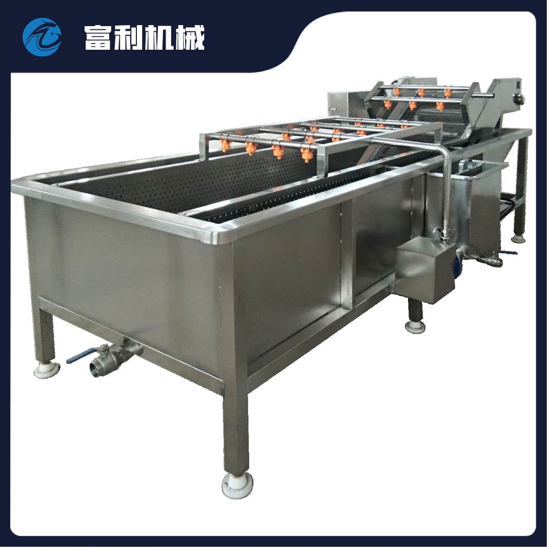 水果蔬菜清洗机全自动喷淋式果蔬清洗机 叶类蔬菜高压气泡清洗机图4