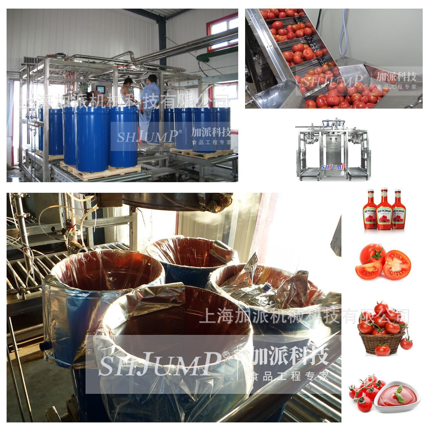 番茄酱罐头加工生产线 番茄沙司调配设备 番茄块罐头加工设备图5
