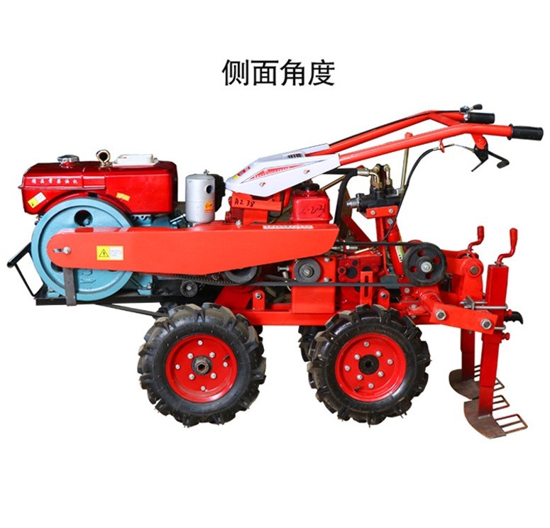 四轮带大蒜播种收获机 农用螺旋式种蒜机器 大蒜种植机厂家图4