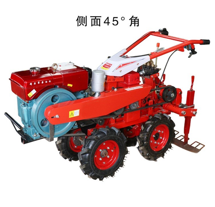 四轮带大蒜播种收获机 农用螺旋式种蒜机器 大蒜种植机厂家图5