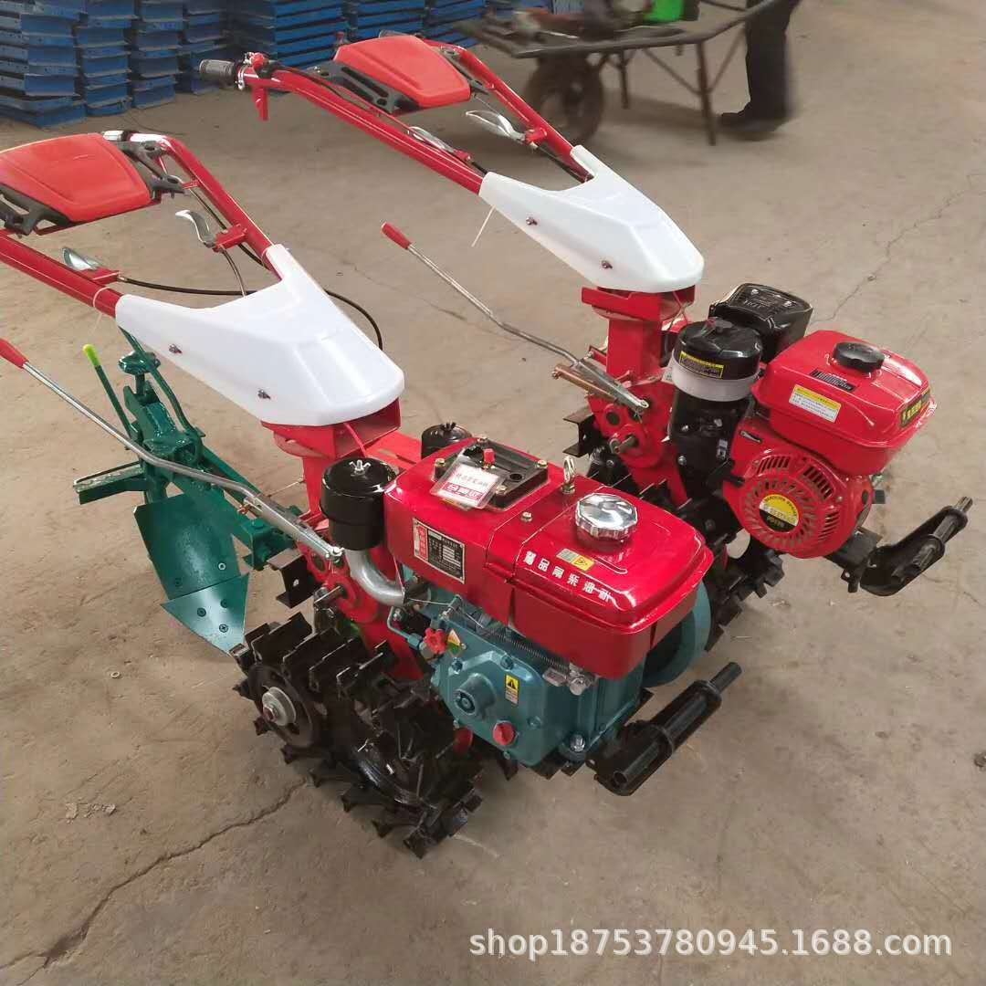 厂家直销履带式微耕机旋耕机开沟机 汽油柴油施肥培土田园管理机图3