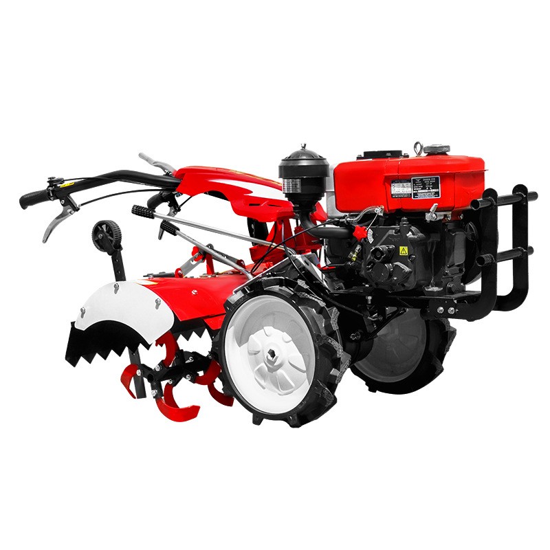 全新四驱微耕机 多功能小型耕地耕田旋耕机 手扶柴汽油翻土犁地机图5