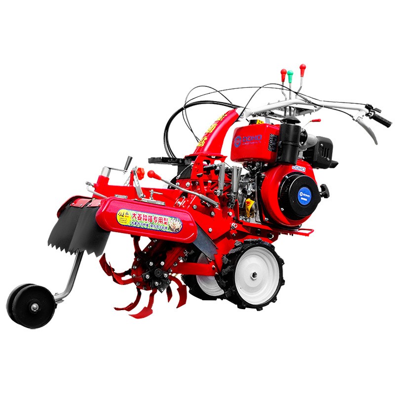 开沟培土机 手扶耕地翻地机 旋耕机小型农用犁地果园种姜挖沟机图5