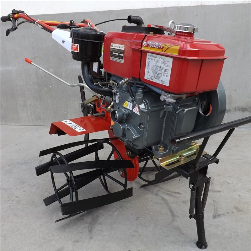 微耕机多功能柴油微耕机180柴油小型松土起垄除草开沟耕地机图4