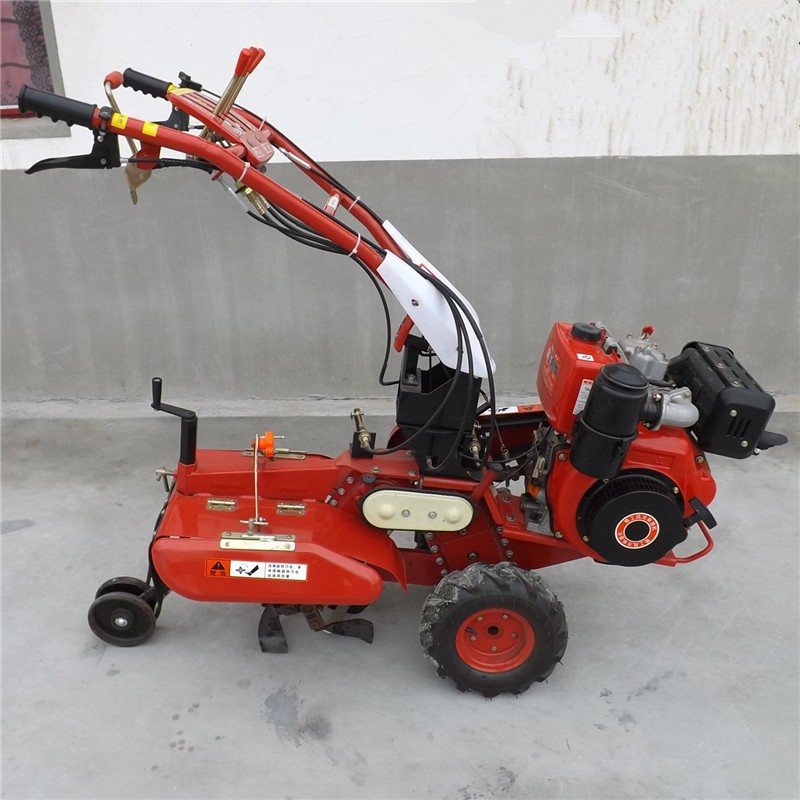 田园管理机 多功能开沟培土机 柴油旋耕机 大葱大姜开沟培土机图4