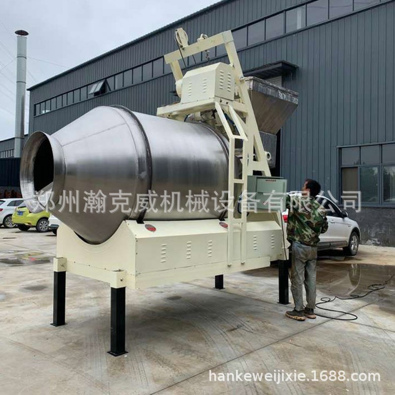 不锈钢滚筒式酱菜腌渍搅拌机 八宝粥茶叶加香烘干混料机 食品拌料图2