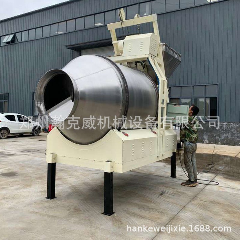 不锈钢滚筒式酱菜腌渍搅拌机 八宝粥茶叶加香烘干混料机 食品拌料图3