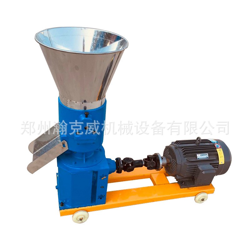 养殖专用饲料颗粒机 鸡鸭鹅猪饲料颗粒机 颗粒饲料整套设备厂家图5