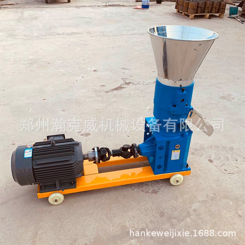 养殖专用饲料颗粒机 鸡鸭鹅猪饲料颗粒机 颗粒饲料整套设备厂家图3