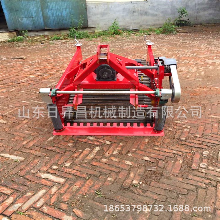 震动式土豆收获机手扶拖拉机带土豆收获机 链条式土豆收获机图2